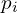 p_i